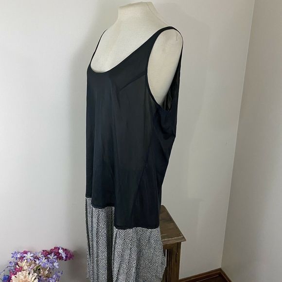 Vtg ILSE M. Midi Flared Dress Animal print Black - Picture 6 of 10